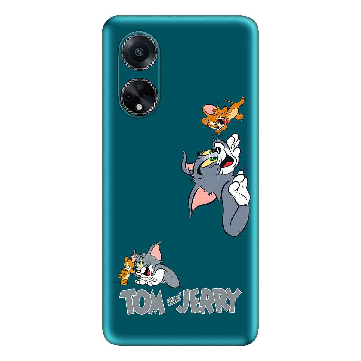 Tom And Jerry Couple Mobile Cover Tom And Jerry Love OPPO F23