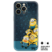 Load image into Gallery viewer, Crazy Minion Premium Embossed Mobile cover