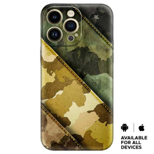 Load image into Gallery viewer, Denim camouflage Premium Embossed Mobile cover