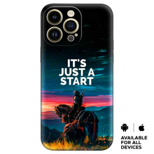 Load image into Gallery viewer, IT"S Just A Start Premium Embossed Mobile cover