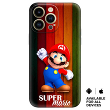 Load image into Gallery viewer, Illustrator Super Mario Premium Embossed Mobile cover