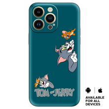 Load image into Gallery viewer, Tom and jerry Love Premium Embossed Mobile cover