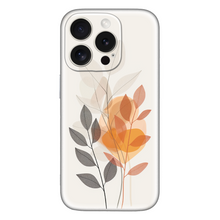 Load image into Gallery viewer, Aesthetic minimal Abstract Art leaf Mobile case