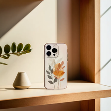 Load image into Gallery viewer, Aesthetic minimal Abstract Art leaf Mobile case