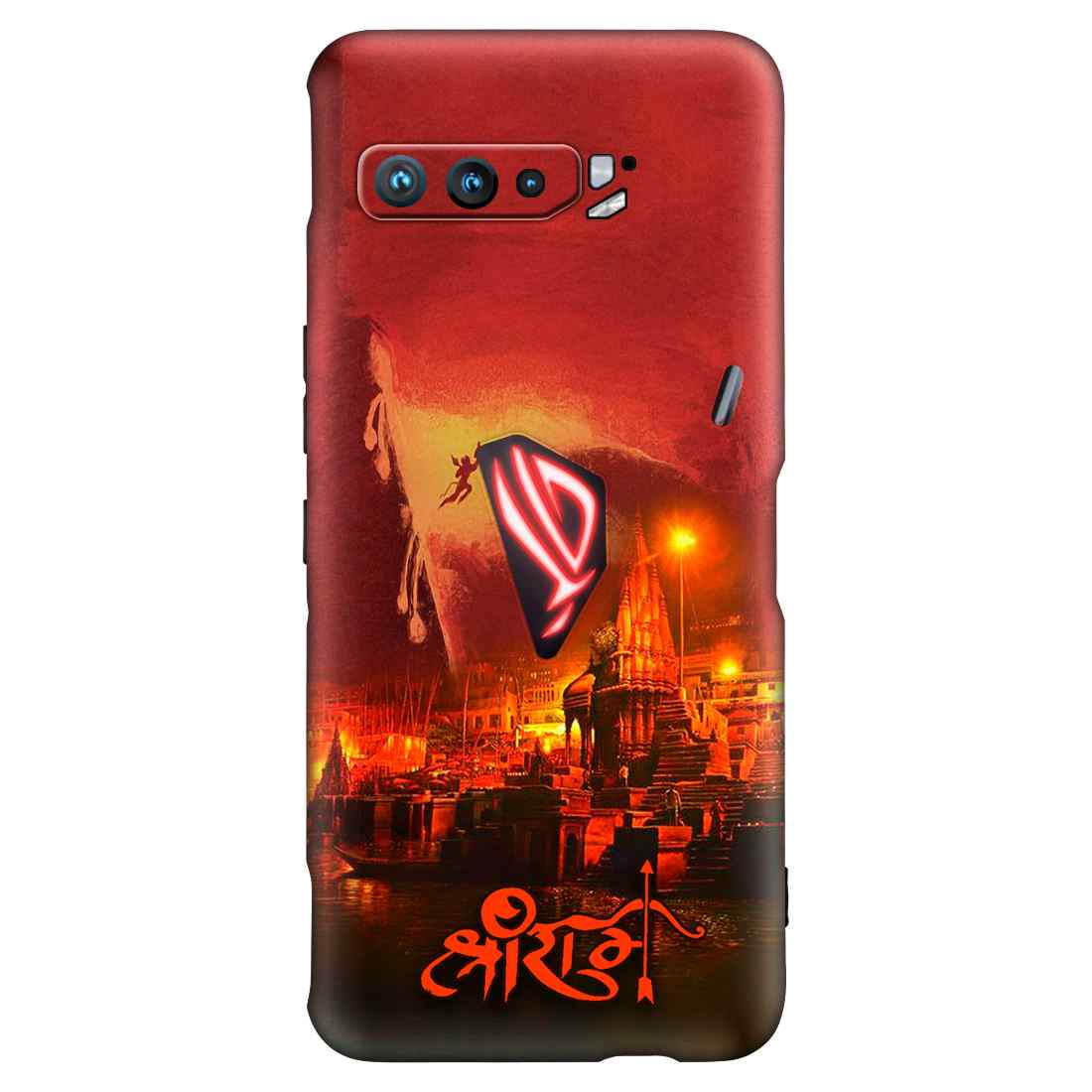 jay Shree Ram ASUS ROG PHONE Premium Embossed Mobile cover