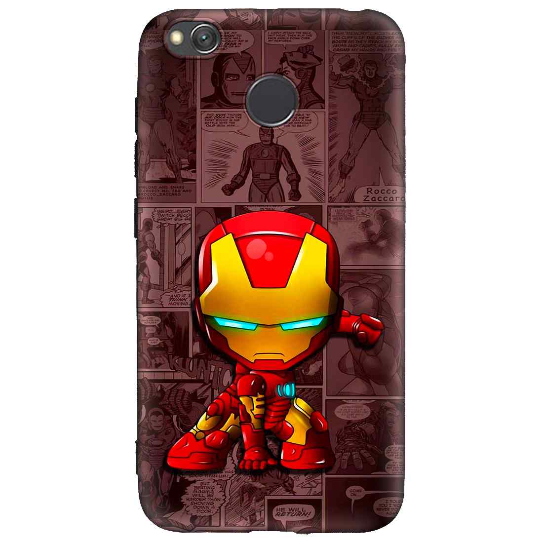 Iron Man Xiaomi Redmi Premium Embossed Mobile cover