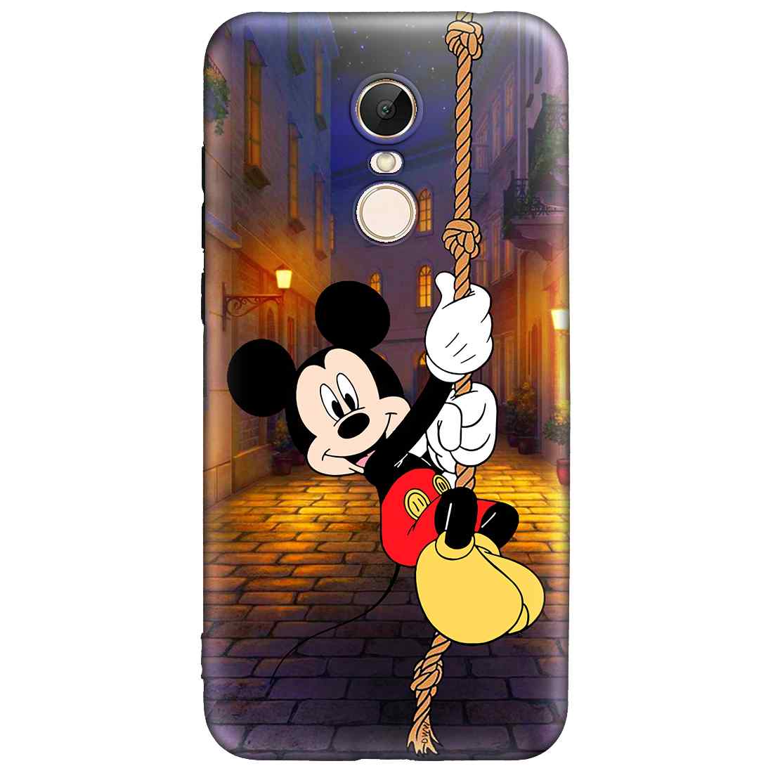 Mickey Mouse Fly above Height Xiaomi Redmi Note Premium Embossed