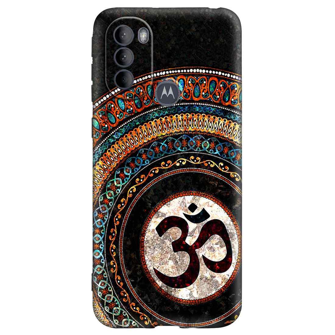 3D Om Motorola G31 Premium Embossed Mobile cover
