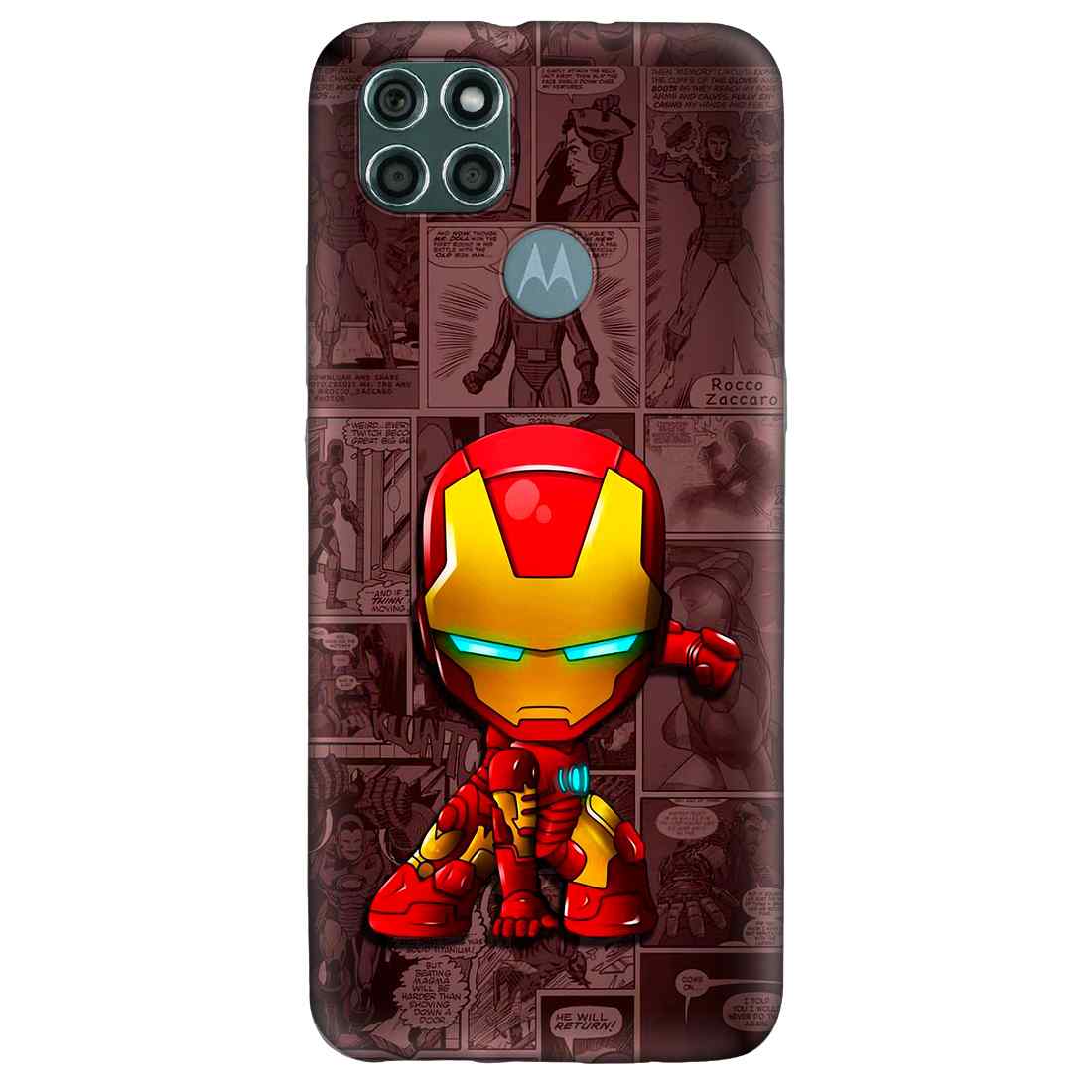 Iron Man Moto G9 Power Premium Emboss cover – Covertubes