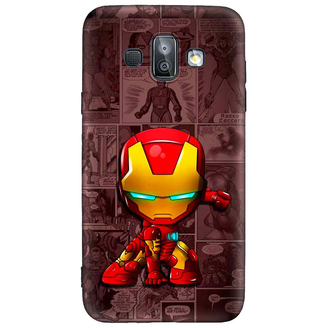 Iron Man Samsung J7 DUO Premium Embossed Mobile cover – Covertubes