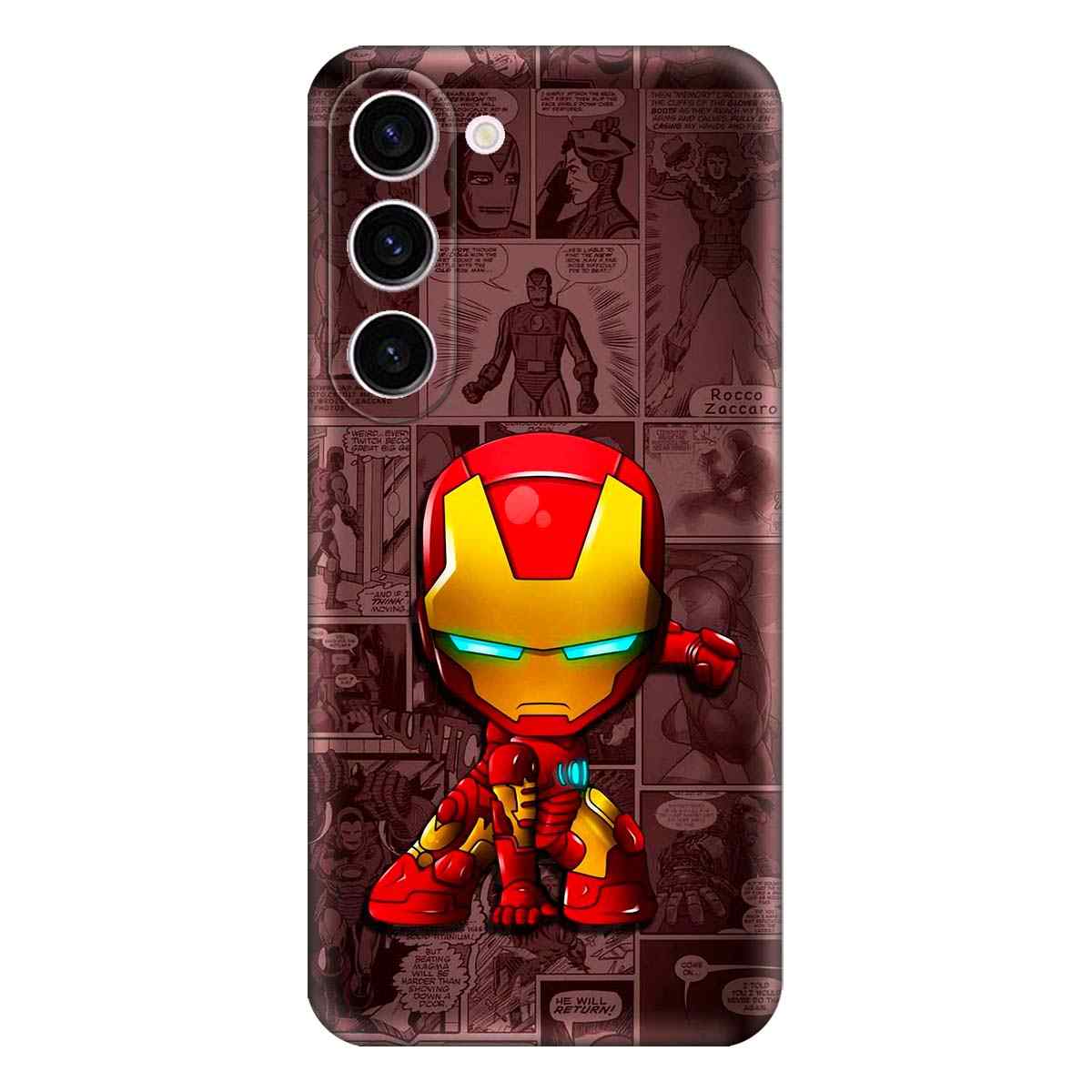Iron Man Samsung S23 Premium Emboss cover – Covertubes