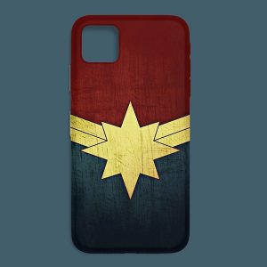 Captain Marvel Logo Printed Soft Silicone Mobile Back Cover