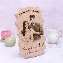 Load image into Gallery viewer, Personalized Anniversary Wooden Frame