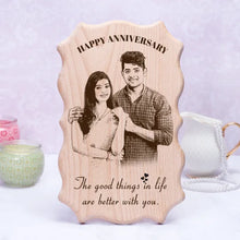 Load image into Gallery viewer, Personalized Anniversary Wooden Frame