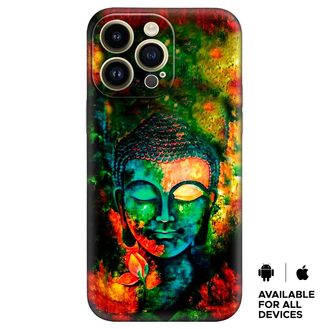 Colourful Buddha Premium Embossed Mobile cover