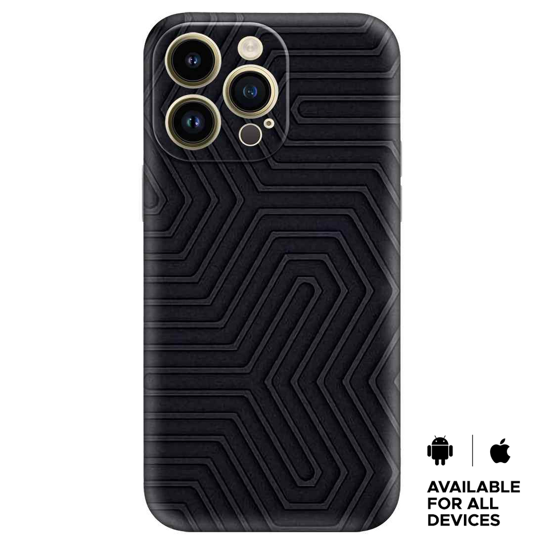 Dark Thin Premium Embossed Mobile cover