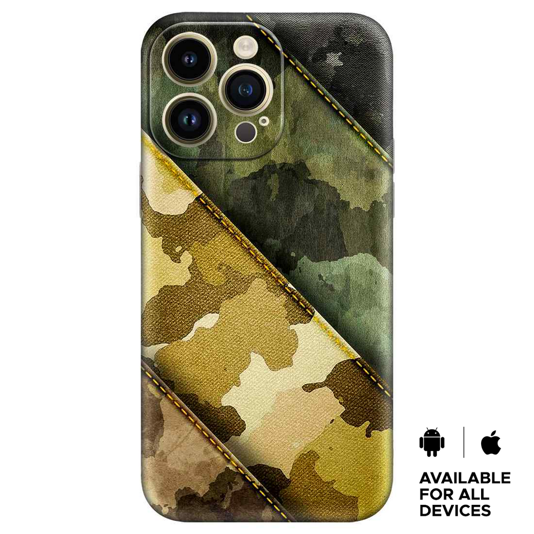 Denim camouflage Premium Embossed Mobile cover