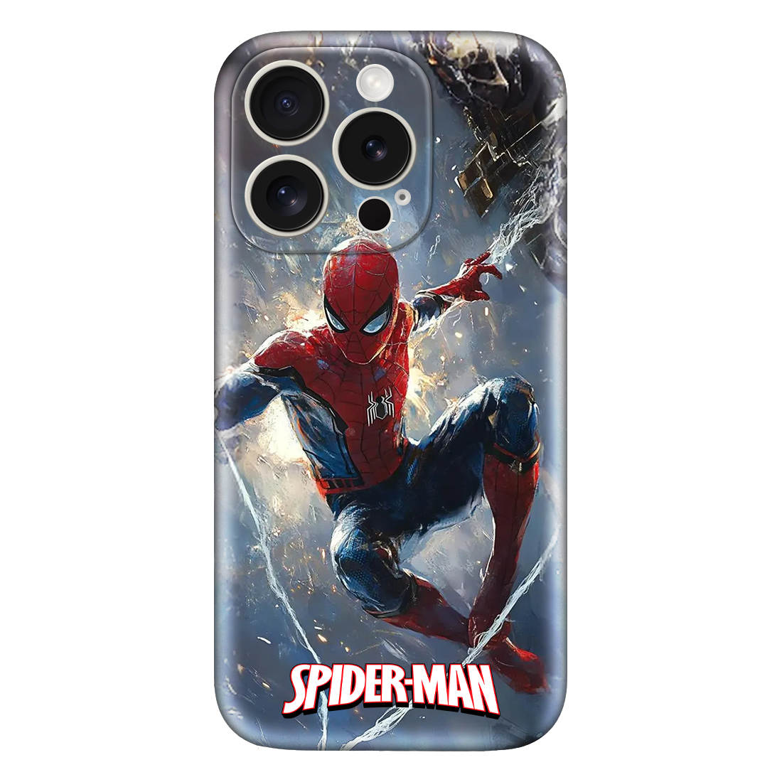 Spiderman web style mobile cover for all apple and android device