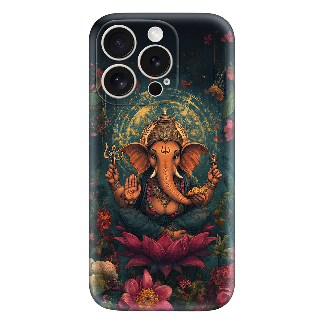 Ganesha design art Mobile embossed cover 2