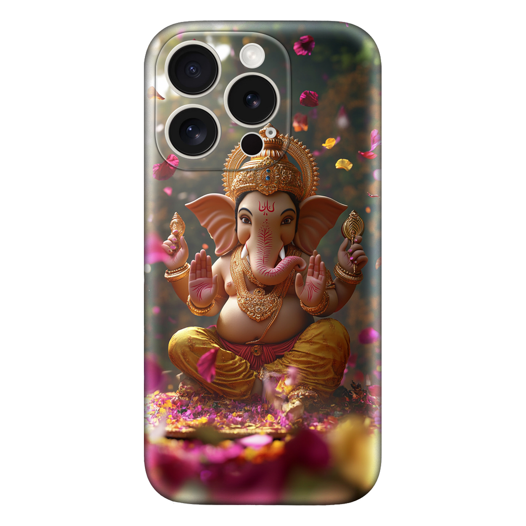 Ganesha design art Mobile embossed cover 3