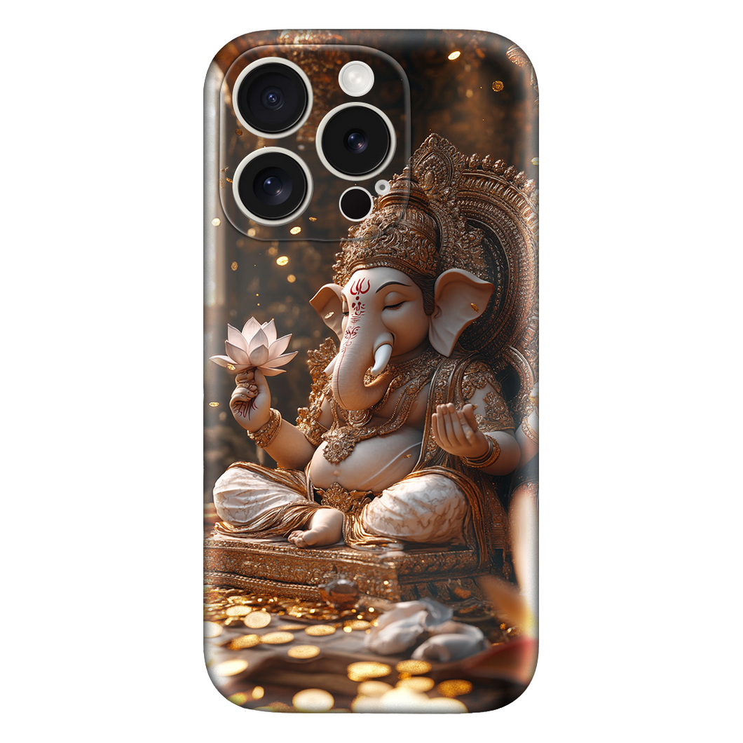 Ganesha design art Mobile embossed cover 4