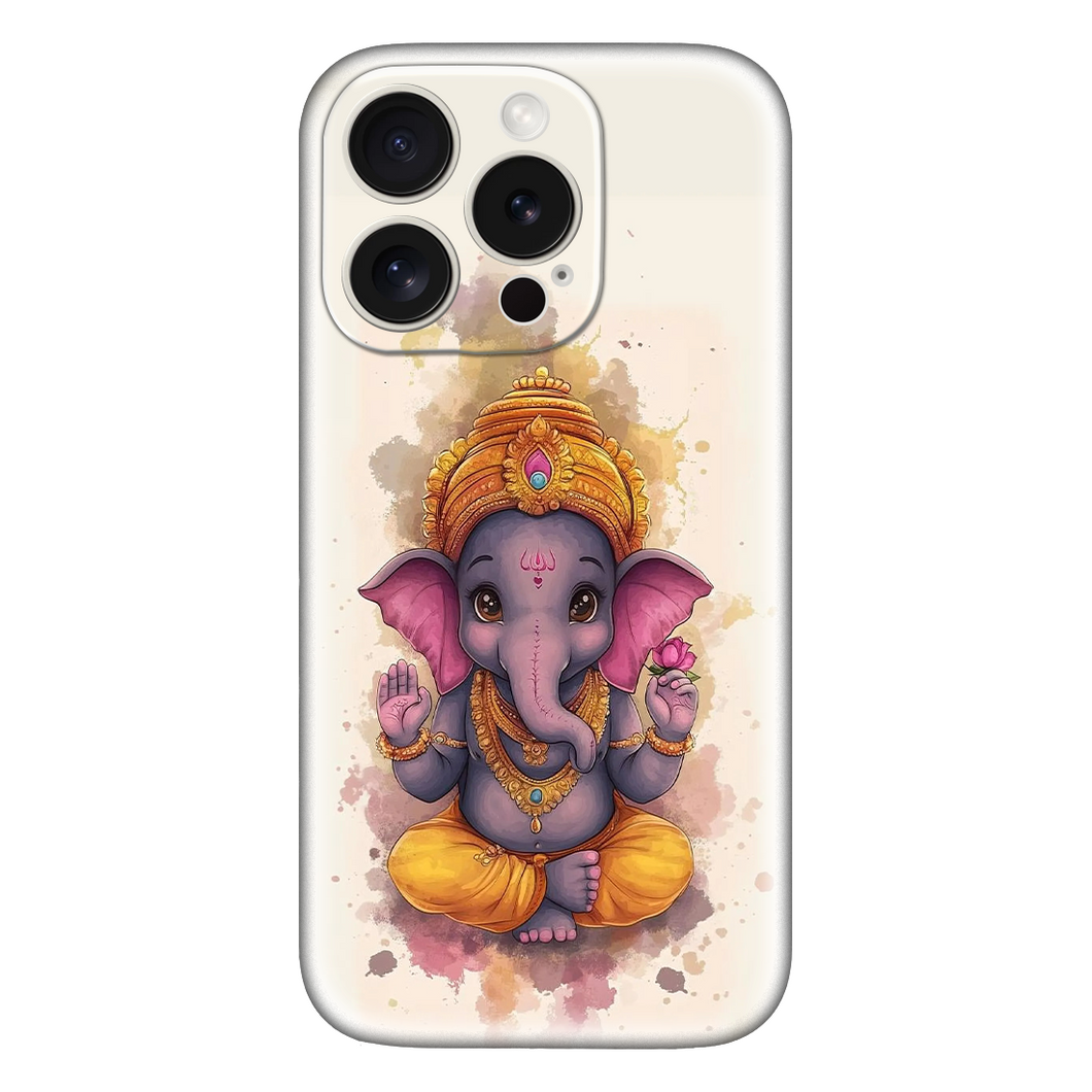 Ganesha design art Mobile embossed cover 5