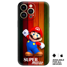 Load image into Gallery viewer, Illustrator Super Mario Premium Embossed Mobile cover
