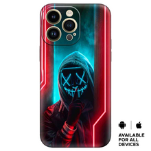 Load image into Gallery viewer, Neon Light With Joker Premium Embossed Mobile cover
