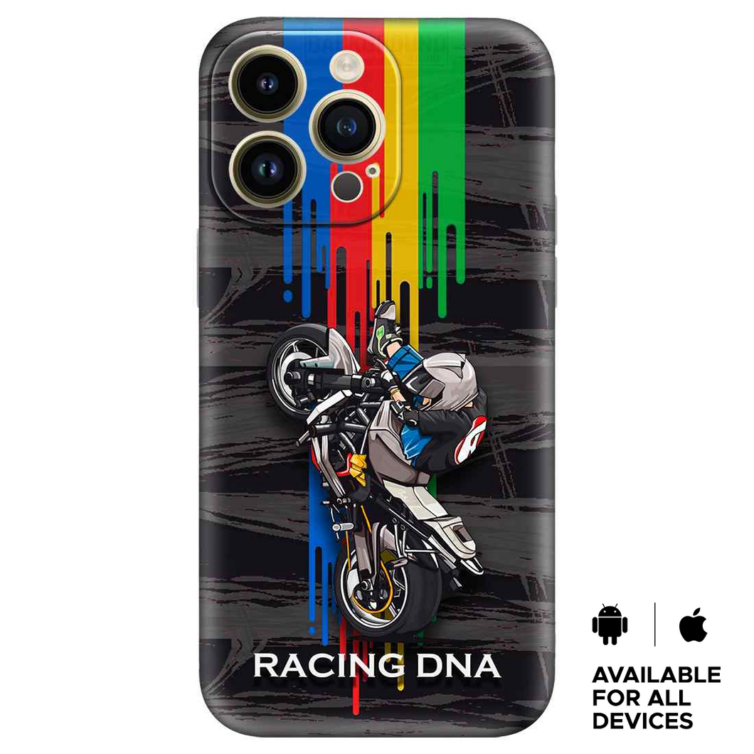 Racing India Premium Embossed Mobile cover