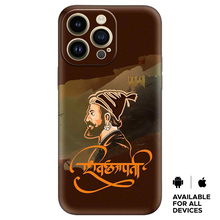 Load image into Gallery viewer, Shivaji Raje Bhosle Premium Embossed Mobile cover
