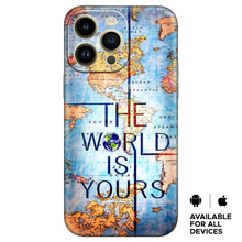 Load image into Gallery viewer, The World IS Yours Premium Embossed Mobile cover
