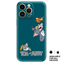 Load image into Gallery viewer, Tom and jerry Love Premium Embossed Mobile cover
