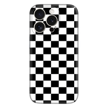 Load image into Gallery viewer, Chessboard grid monochrome case
