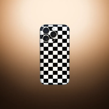 Load image into Gallery viewer, Chessboard grid monochrome case
