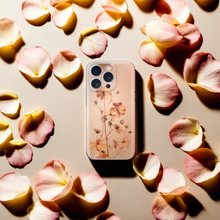 Load image into Gallery viewer, Minimal real flower art Mobile cover

