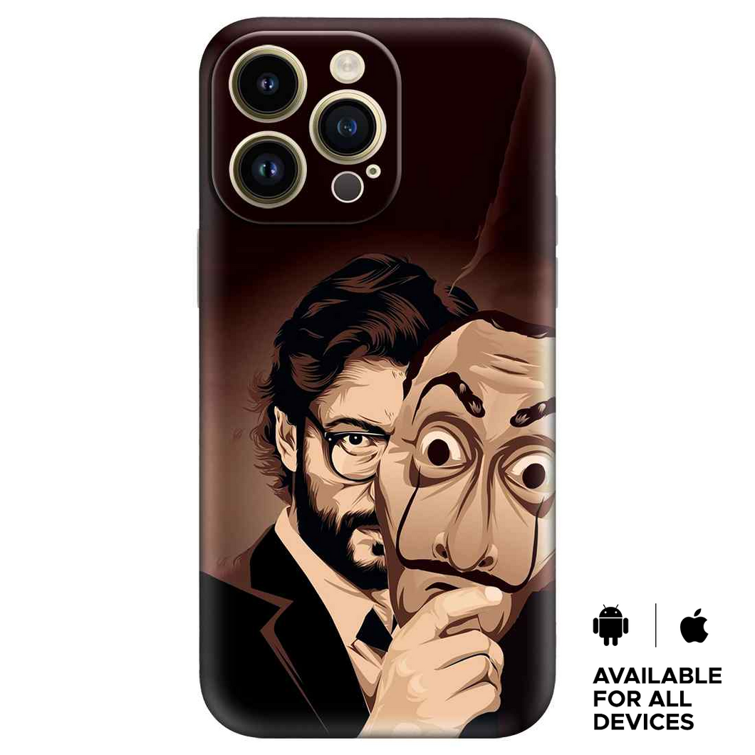 professor money heist Premium Embossed Mobile cover