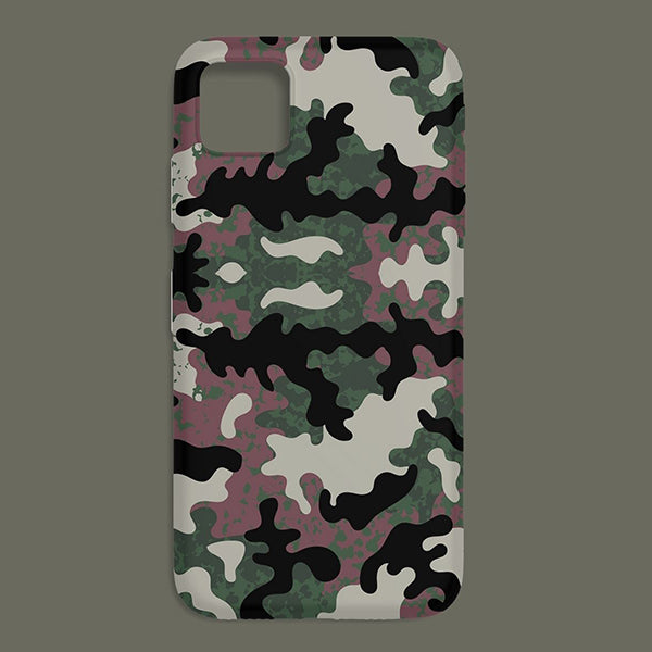 Camouflage Army Millitary Art Printed Soft Silicone Mobile Back Cover