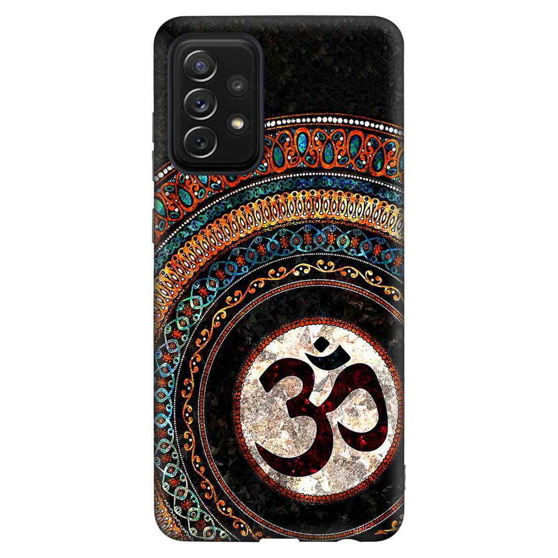 3D Om  Samsung A72 Premium Embossed Mobile cover