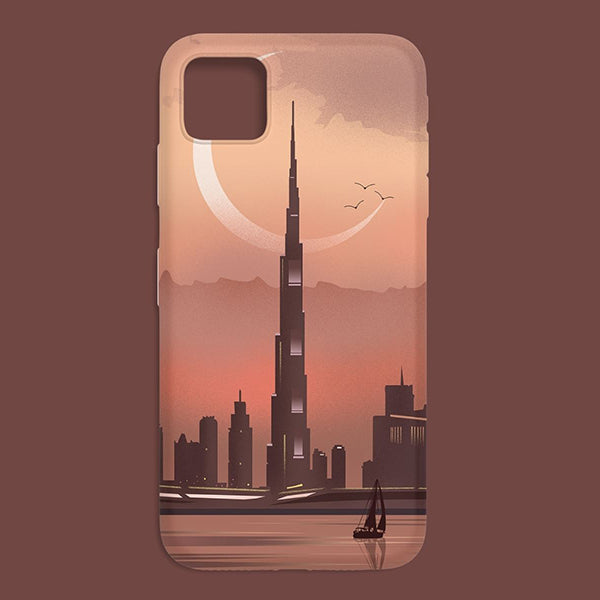 Landmark Burj Khalifa Printed Soft Silicone Mobile Back Cover