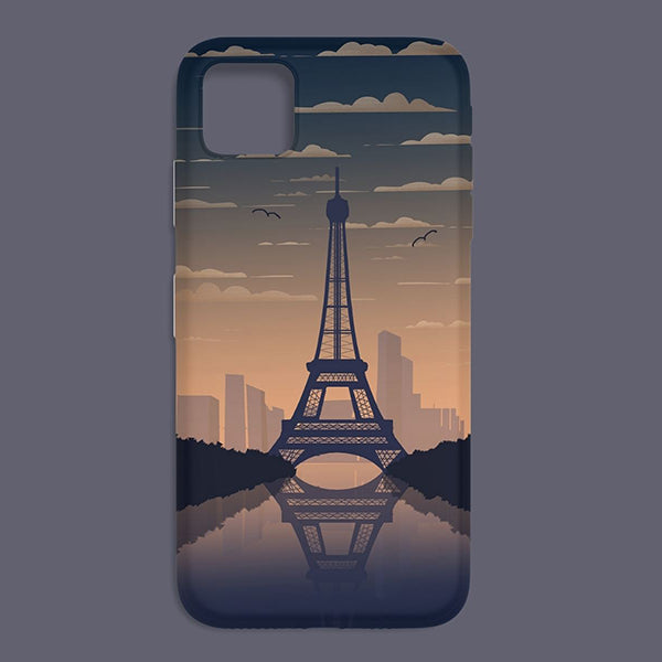 France Paris Eiffel Tower Gradient Printed Soft Silicone Mobile Back Cover